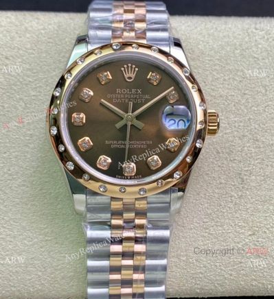 Swiss Replica Rolex Datejust Masterpiece WF Chocolate Jubilee Watch 31mm